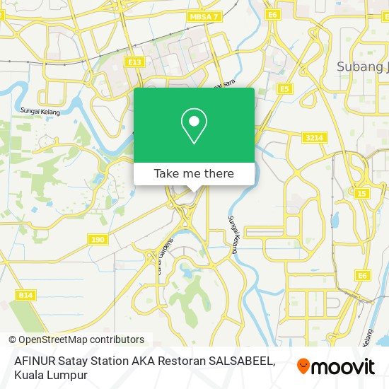 AFINUR Satay Station AKA Restoran SALSABEEL map