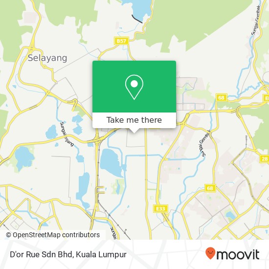 D'or Rue Sdn Bhd map
