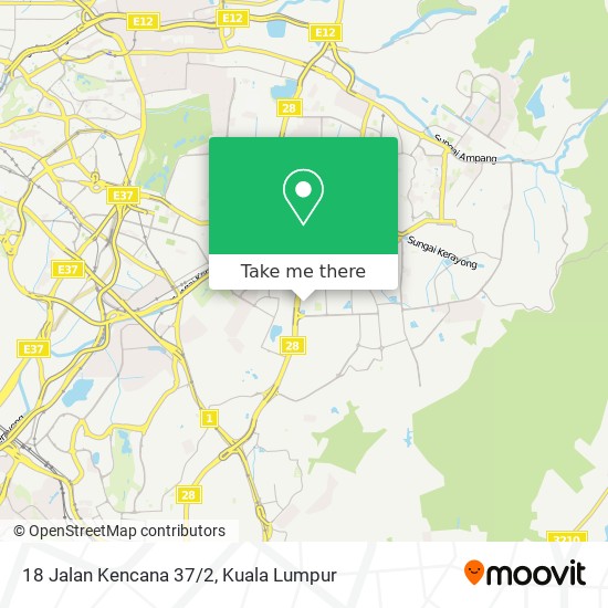 18 Jalan Kencana 37/2 map