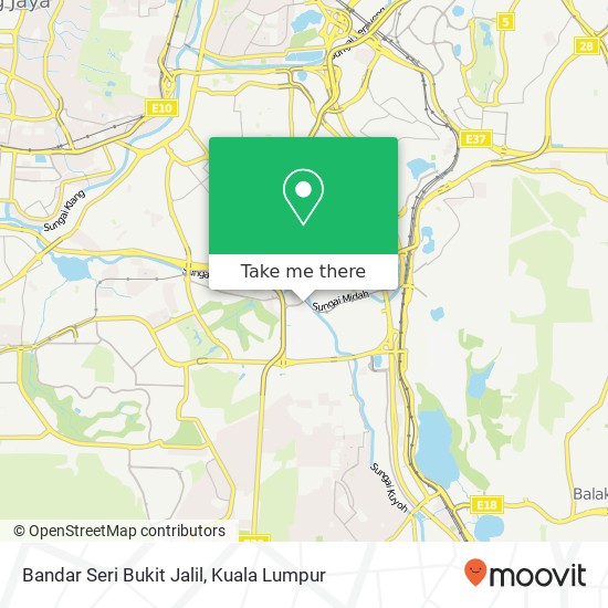 Peta Bandar Seri Bukit Jalil