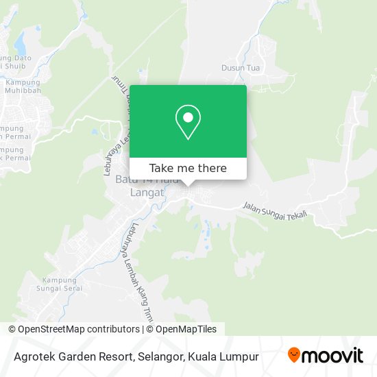 Peta Agrotek Garden Resort, Selangor
