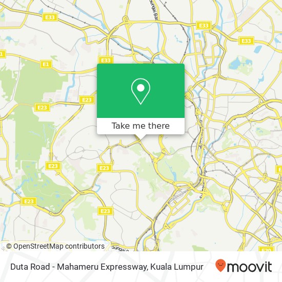 Duta Road - Mahameru Expressway map