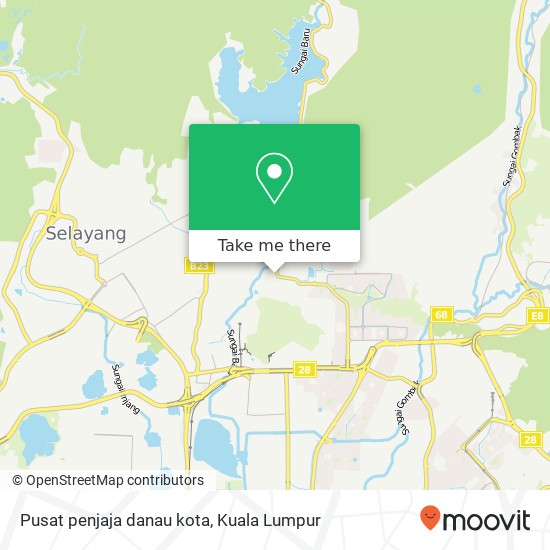 Pusat penjaja danau kota map