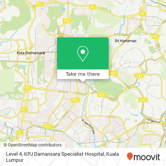 Level 4, KPJ Damansara Specialist Hospital map