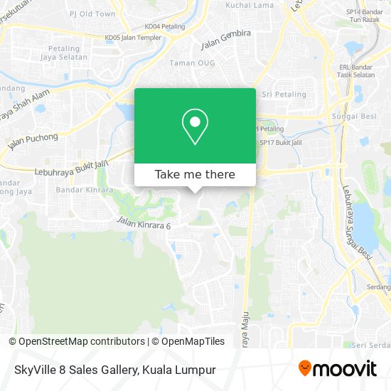 SkyVille 8 Sales Gallery map