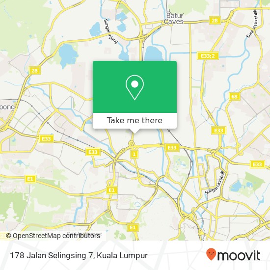 178 Jalan Selingsing 7 map