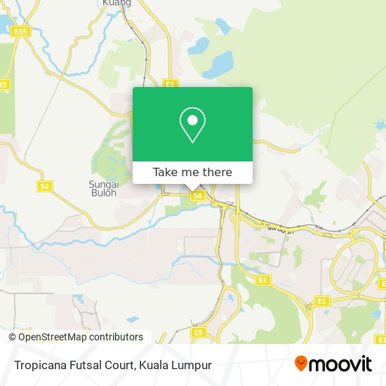 Tropicana Futsal Court map