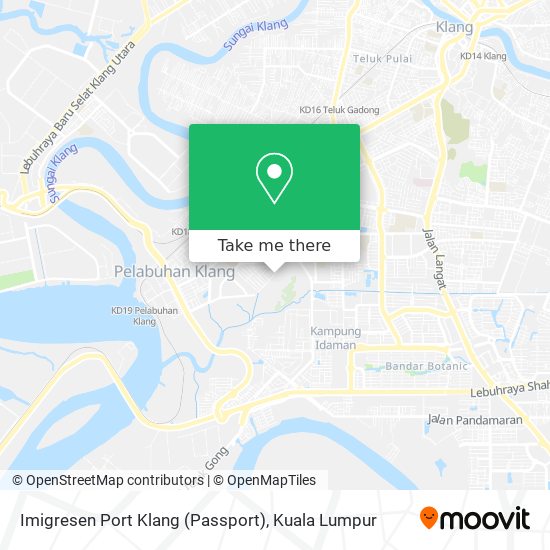 Peta Imigresen Port Klang (Passport)