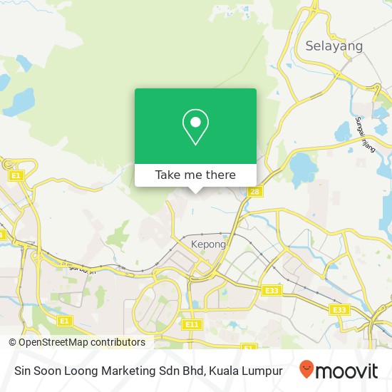 Peta Sin Soon Loong Marketing Sdn Bhd