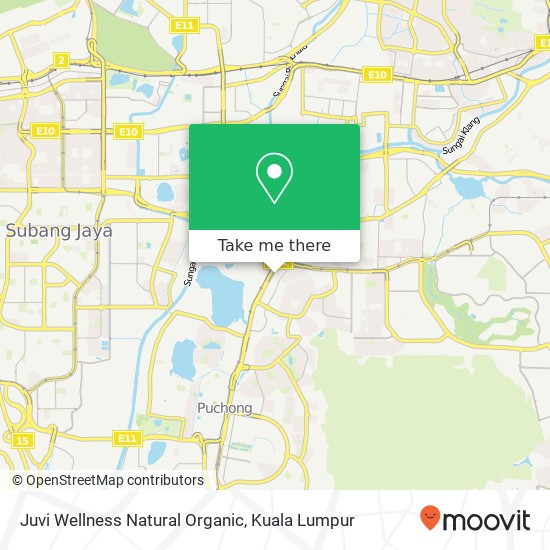 Juvi Wellness Natural Organic map