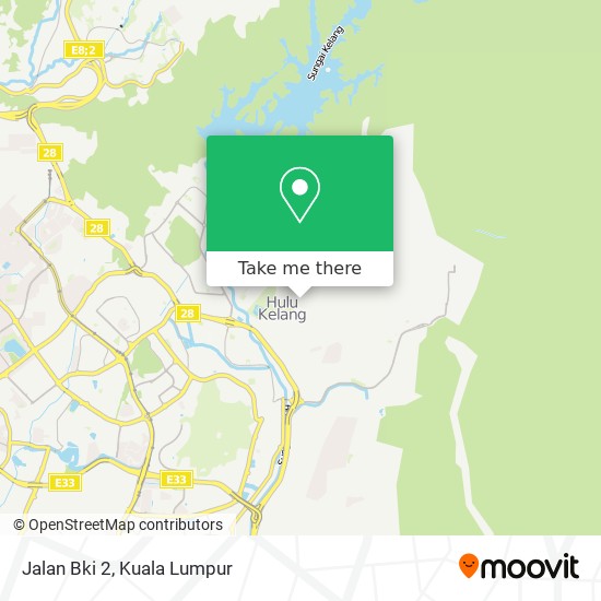 Jalan Bki 2 map