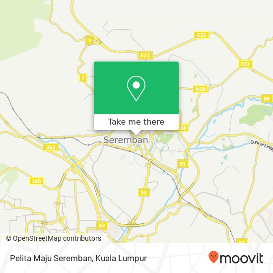 Pelita Maju Seremban, 70000 Seremban Negeri Sembilan map