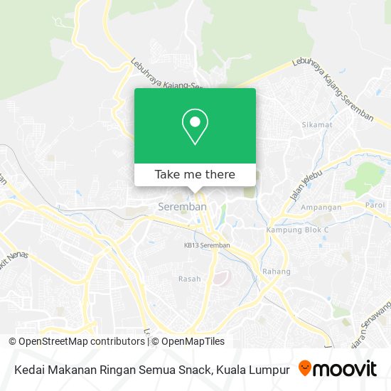 Kedai Makanan Ringan Semua Snack map