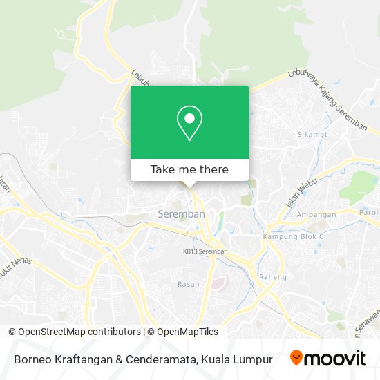Borneo Kraftangan & Cenderamata map