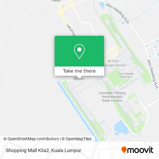 Peta Shopping Mall Klia2