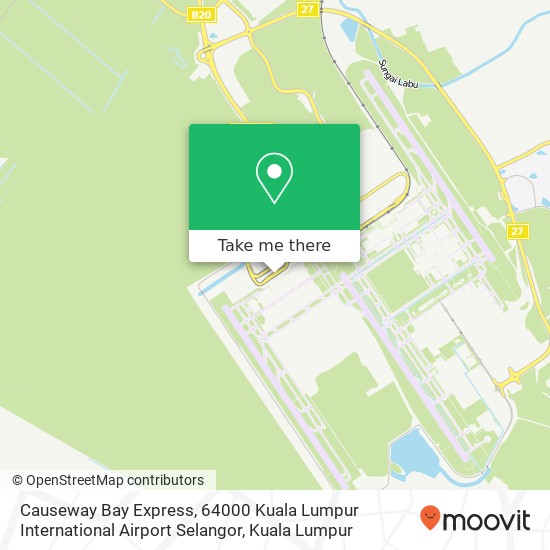 Causeway Bay Express, 64000 Kuala Lumpur International Airport Selangor map