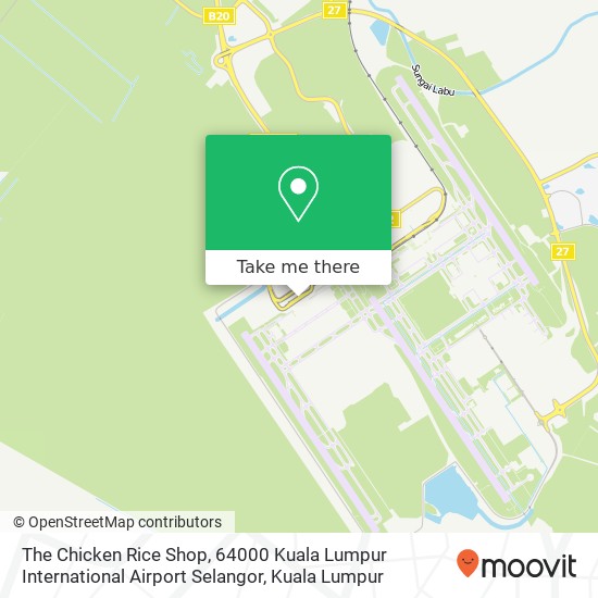 The Chicken Rice Shop, 64000 Kuala Lumpur International Airport Selangor map