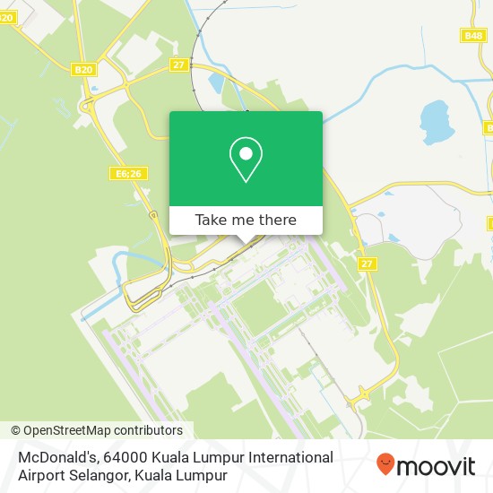 McDonald's, 64000 Kuala Lumpur International Airport Selangor map