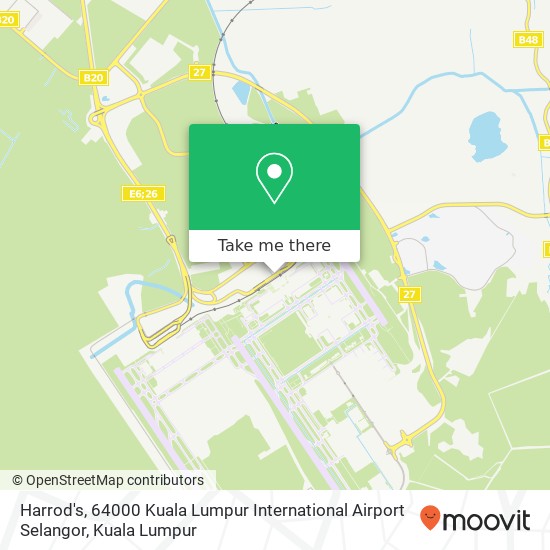 Harrod's, 64000 Kuala Lumpur International Airport Selangor map