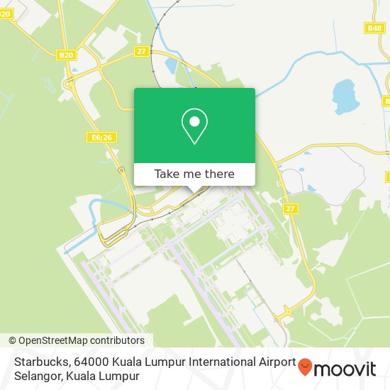 Starbucks, 64000 Kuala Lumpur International Airport Selangor map