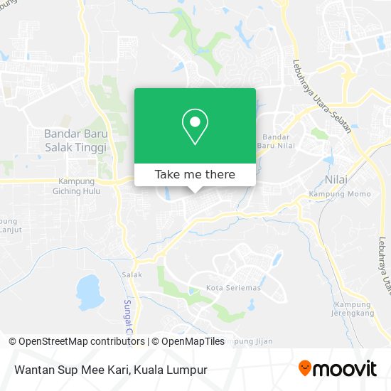 Wantan Sup Mee Kari map