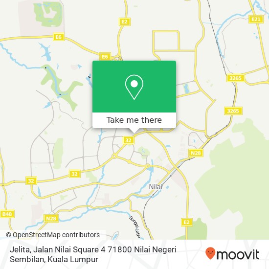 Jelita, Jalan Nilai Square 4 71800 Nilai Negeri Sembilan map