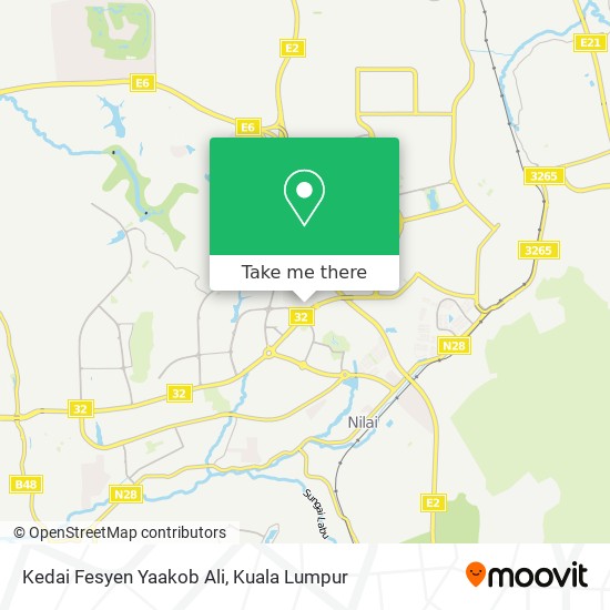 Kedai Fesyen Yaakob Ali map