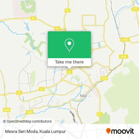 Mesra Seri Moda map