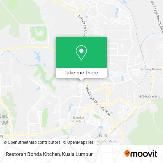 Restoran Bonda Kitchen map