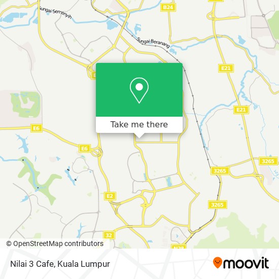 Nilai 3 Cafe map