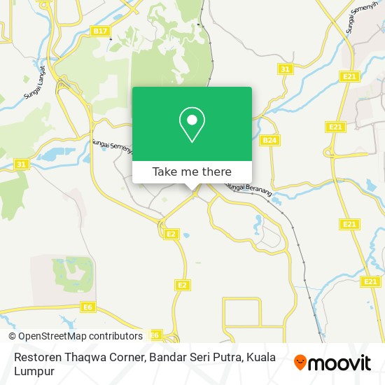 Restoren Thaqwa Corner, Bandar Seri Putra map