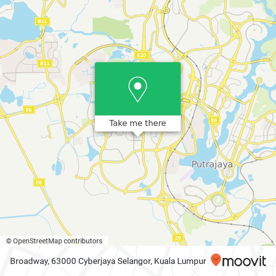 Broadway, 63000 Cyberjaya Selangor map