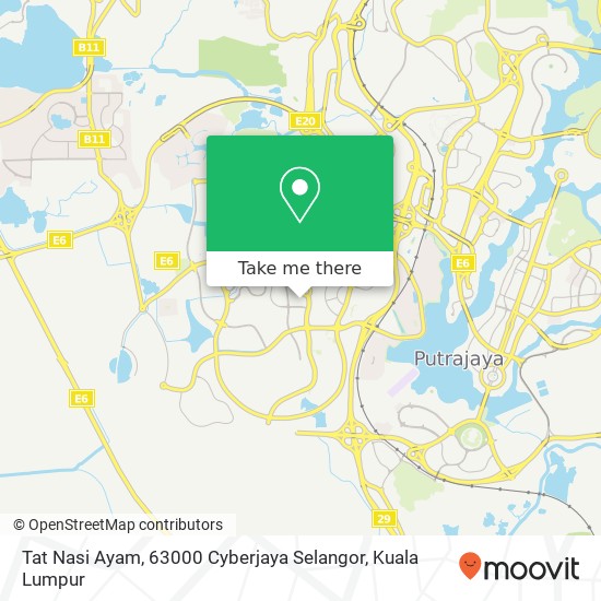 Tat Nasi Ayam, 63000 Cyberjaya Selangor map