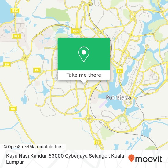 Peta Kayu Nasi Kandar, 63000 Cyberjaya Selangor