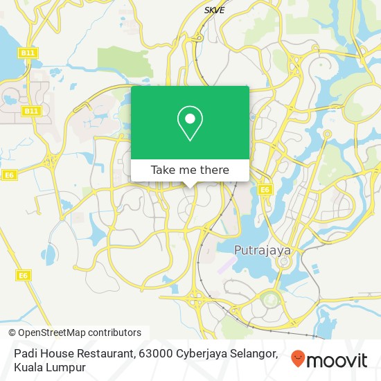 Padi House Restaurant, 63000 Cyberjaya Selangor map