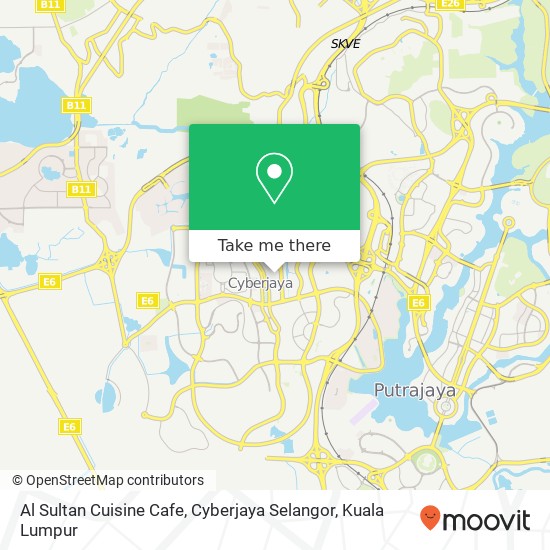 Al Sultan Cuisine Cafe, Cyberjaya Selangor map