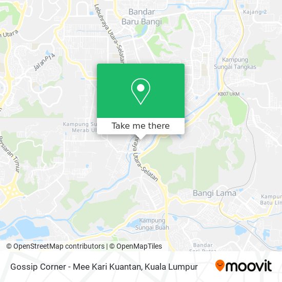 Gossip Corner - Mee Kari Kuantan map