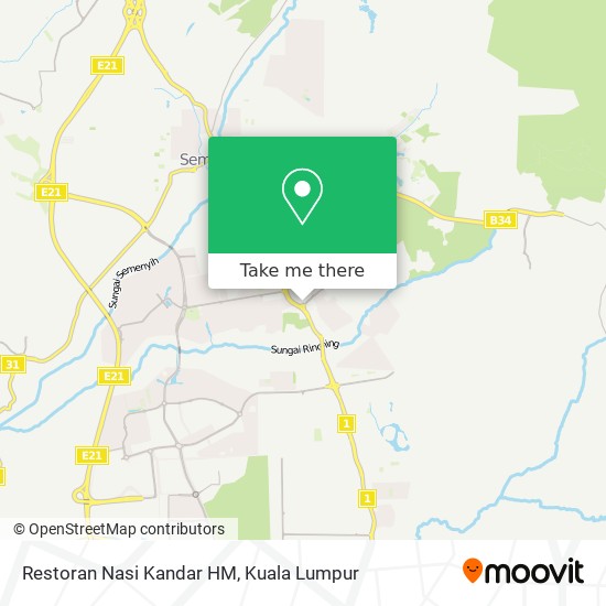 Restoran Nasi Kandar HM map