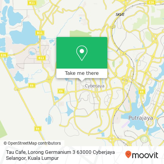 Tau Cafe, Lorong Germanium 3 63000 Cyberjaya Selangor map