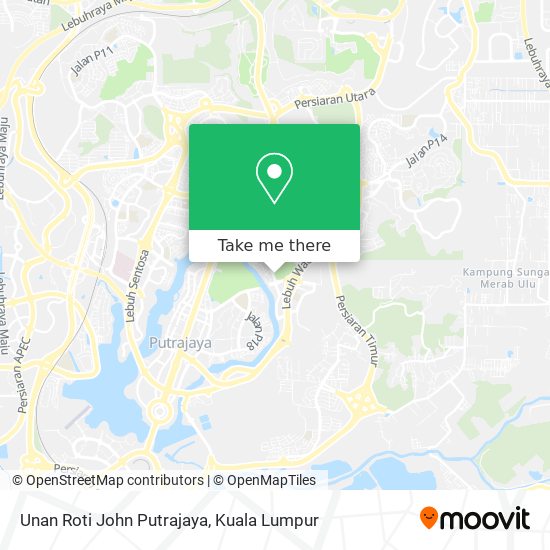 Peta Unan Roti John Putrajaya