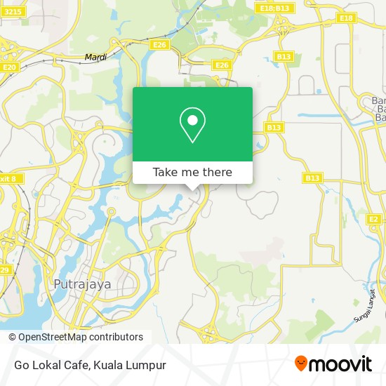 Go Lokal Cafe map