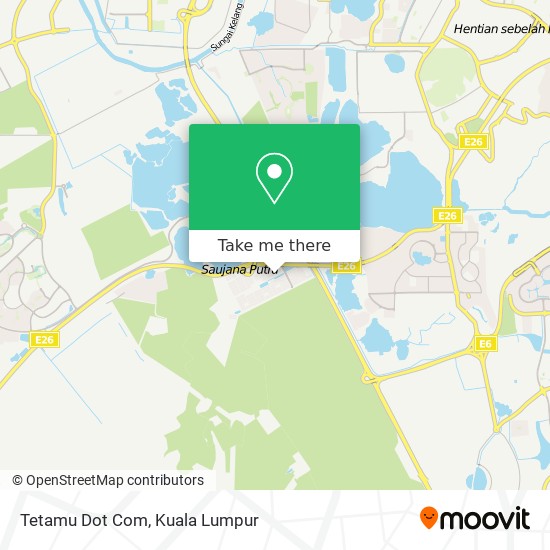 Tetamu Dot Com map