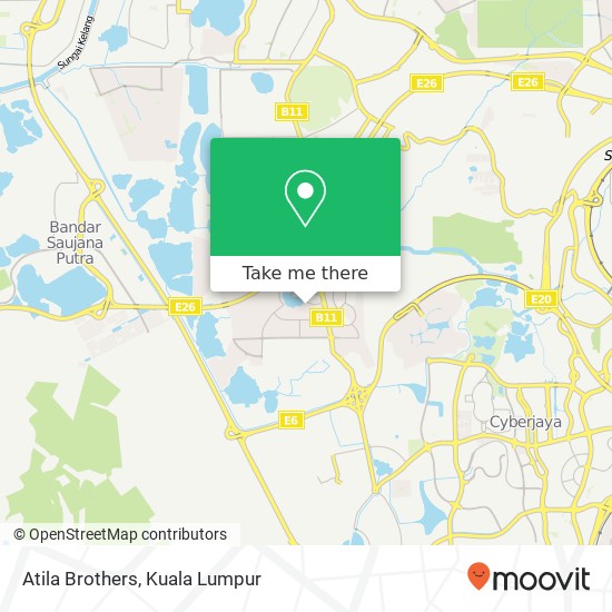 Atila Brothers, 8 Jalan Putra Perdana 5E 47130 Puchong Selangor map