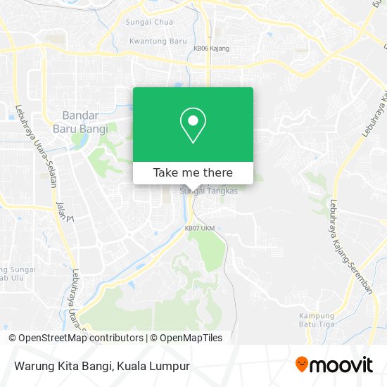 Peta Warung Kita Bangi