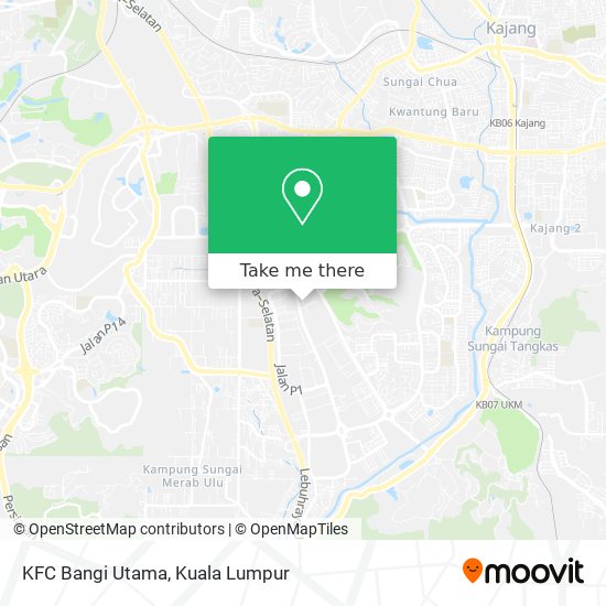 KFC Bangi Utama map
