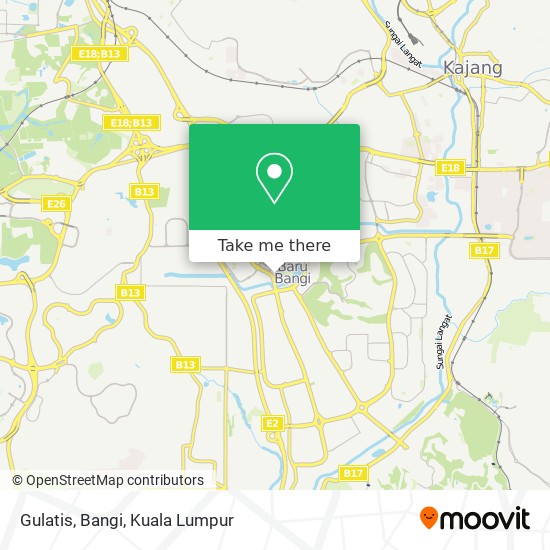 Gulatis, Bangi map