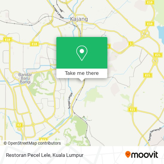 Restoran Pecel Lele map