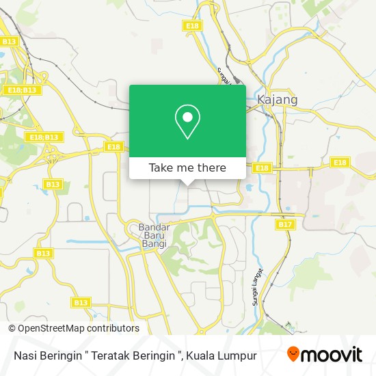 Nasi Beringin " Teratak Beringin " map