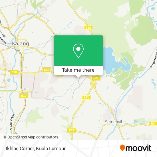 Ikhlas Corner map