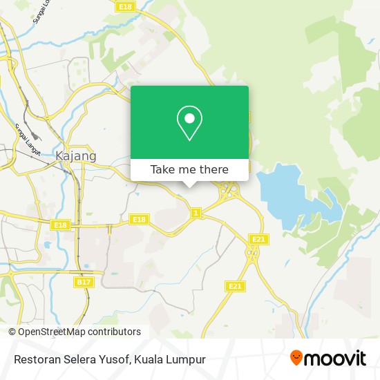 Restoran Selera Yusof map